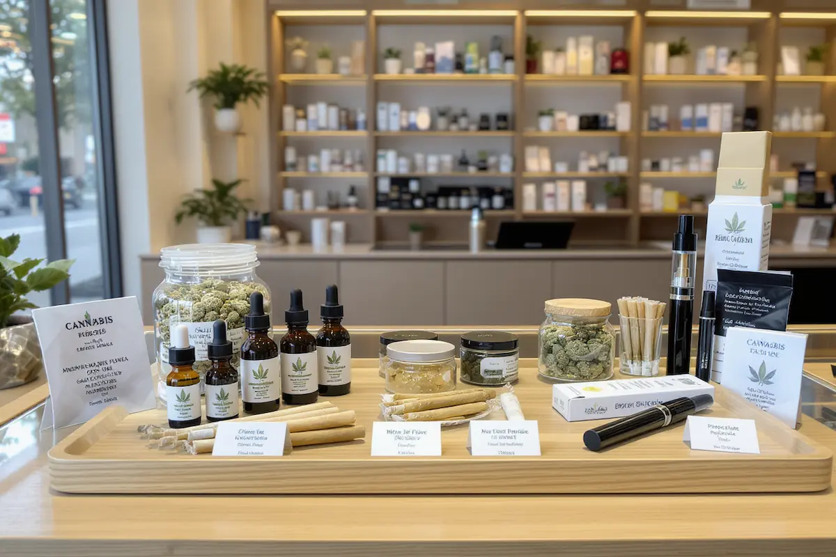 Productos cannábicos en asociaciones