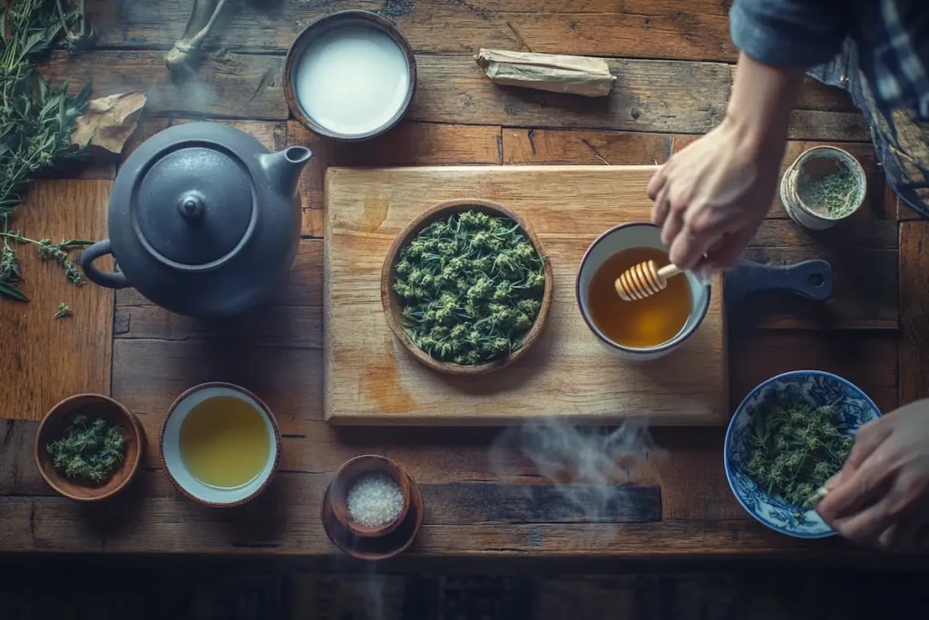 Té de marihuana cómo preparar